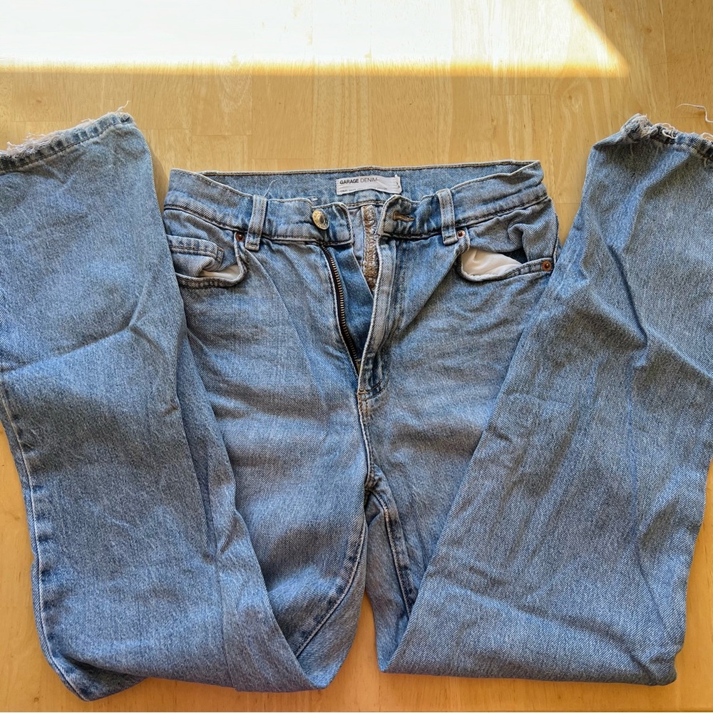 Garage vintage straight jeans - Addison blue